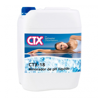 CTX-18 Minorador pH líquido para piscinas con electroclorador