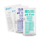 5 sobres de pH7.01 (20 ml) y 5 sobres de pH10.01 (20 ml) - Certificado : SI - Técnica : NO