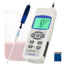 Analizador pH, redox y temperatura PCE-228LIQ