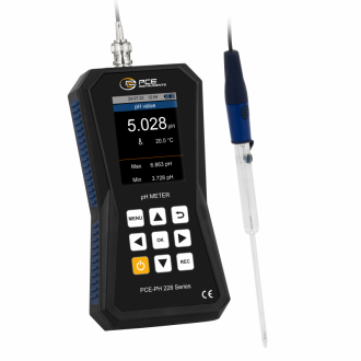 Analizador BPL pH, Redox y temperatura PCE-PH 228LAB-ME3